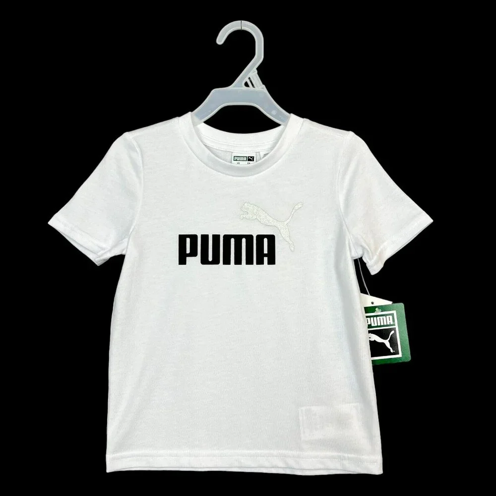 Puma Baby Boys T- Shirt & Shorts Set Size 12 Months Black /White Summer Outfit‎ - Picture 3 of 10
